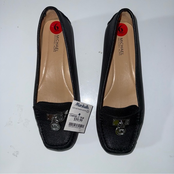 Michael Kors | Womens Black Leather Loafers NWT - Picture 1 of 6